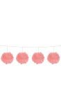 Roze Pompom Slinger 3 Meter