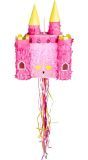 Roze Prinses Kasteel Trekpiñata