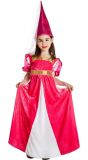Roze Prinsessenkostuum met Punthoed Meisjes