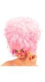 Roze Priscilla Pruik