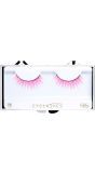 Roze Puntige Oogwimpers met Strass Steentjes