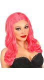 Roze Roxy Pruik