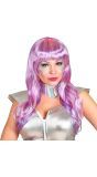 Roze Spacegirl Pruik