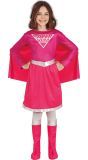 Roze Superheld Mega Mindy Kostuum Kind