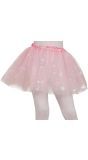 Roze Tutu met Hartjes 30cm Kinderen
