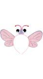 Roze Vlinder Hoofdband