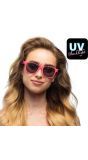 Roze Wimper Feestbril