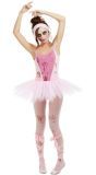 Roze Zombie Ballerina Kostuum