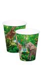 Safari Dieren Party Wegwerp Bekers