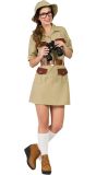 Safari Kostuum Dames met Hoed
