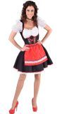 Salzburg Dirndl Kort Rood