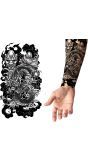 Samurai Plak Tattoo Zwart
