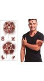 Satanische Tatoo Stickervel