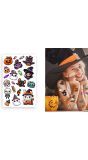 Schattige Halloween Plak Tatoeages