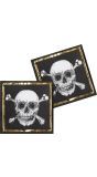 Schedels Piraten Thema Feest Servetten