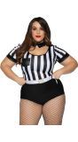Scheidsrechter Pakje Dames Plus Size