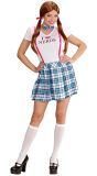 Schoolmeisje Nerd Kostuum