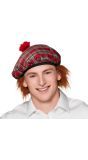 Schotse Rode Baret met Haren