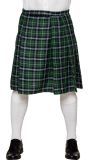 Schotse Tartan Kilt Groen