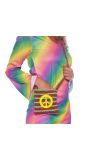 Schoudertas Hippie Groen Rood