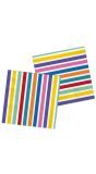 Servetten Meerkleurig Gestreept