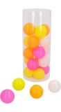 Set 24 Beerpong ballen Gekleurd Drankspel