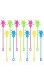 Set Van 12 Roerstokjes Ananas 4 Kleuren