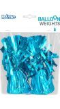 Set Van 2 Ballongewichten In Turquoise Blauw