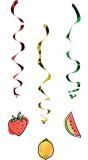 Set Van 3 Fruit Decoratie Swirls