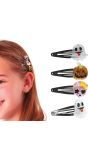 Set Van 3 Haarclips Halloween Glitter