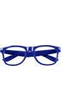 Set Van 4 Blauwe Feestbrillen