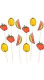 Setje Van 12 Cocktail Prikkers Fruit