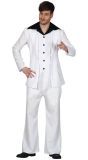 Seventies Disco Maatpak Wit Man