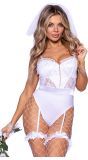 Sexy Bruid Bodysuit Dames