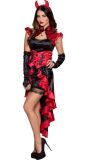 Sexy Gothic Duivel Jurkje Vrouw