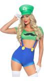 Sexy Luigi Outfit Dames
