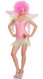 Sexy Roze Elfje Kostuum