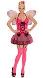 Sexy Roze Vlinder Kostuum