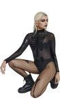 Sexy Skelet Outfit Dames Kostuum Zwart