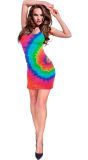 Sexy Tie Dye Jurkje Dames