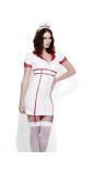 Sexy Verpleegster Lederlook Jurkje