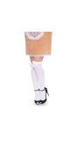 Sexy Witte Kousen met Witte Strik