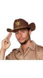 Sheriff Bruine Western Hoed