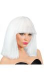 Showgirl Pruik Wit