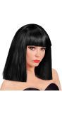 Showgirl Pruik Zwart