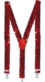 Showtime Pailletten Bretels Rood