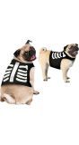 Skelet Halloween Honden Kostuum Middel