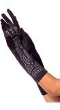 Skelet Handschoenen met Steentjes
