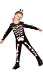 Skelet Jumpsuit Kostuum Meisjes
