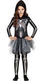 Skelet Jurk Meisjes Zwart